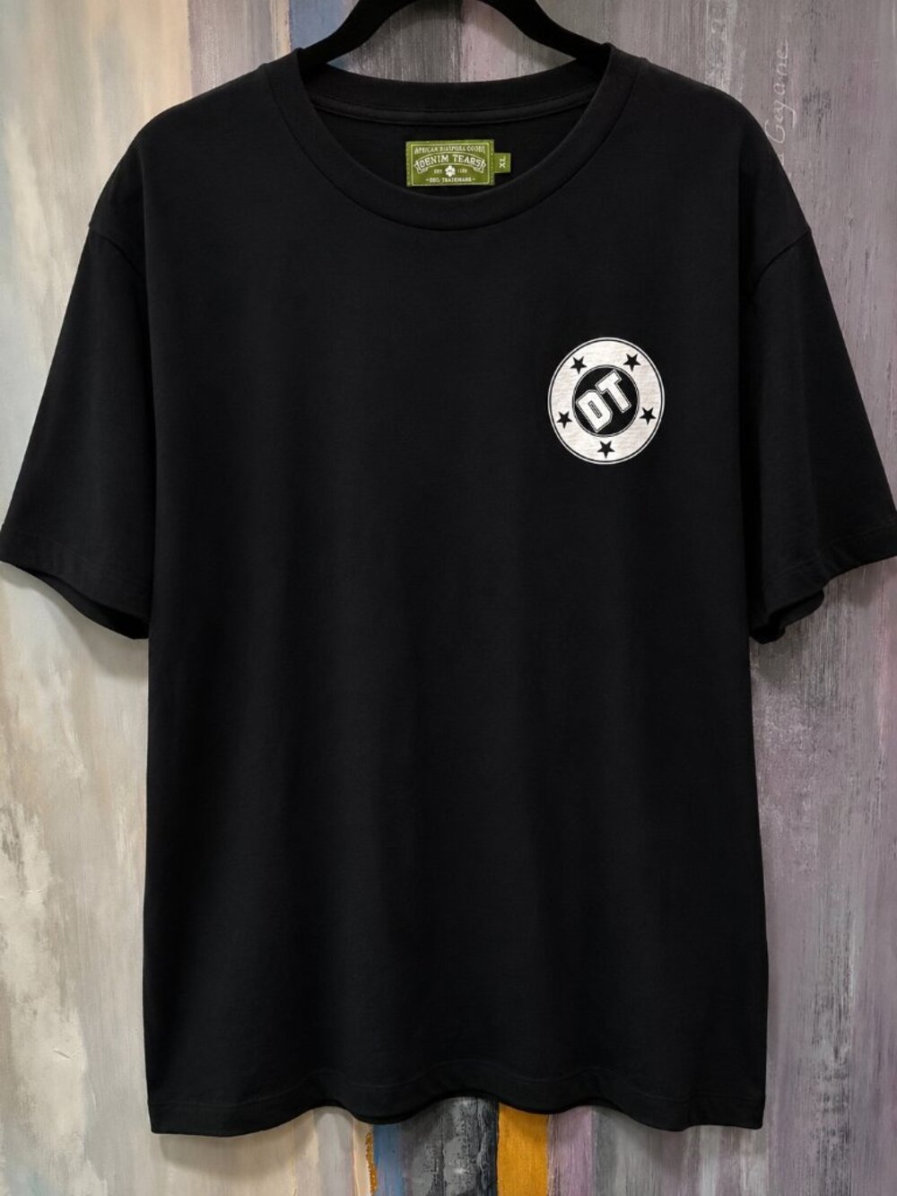 Denim Tears African Diaspora Goods DT Logo Graphic T-Shirt Black Made USA XL Str